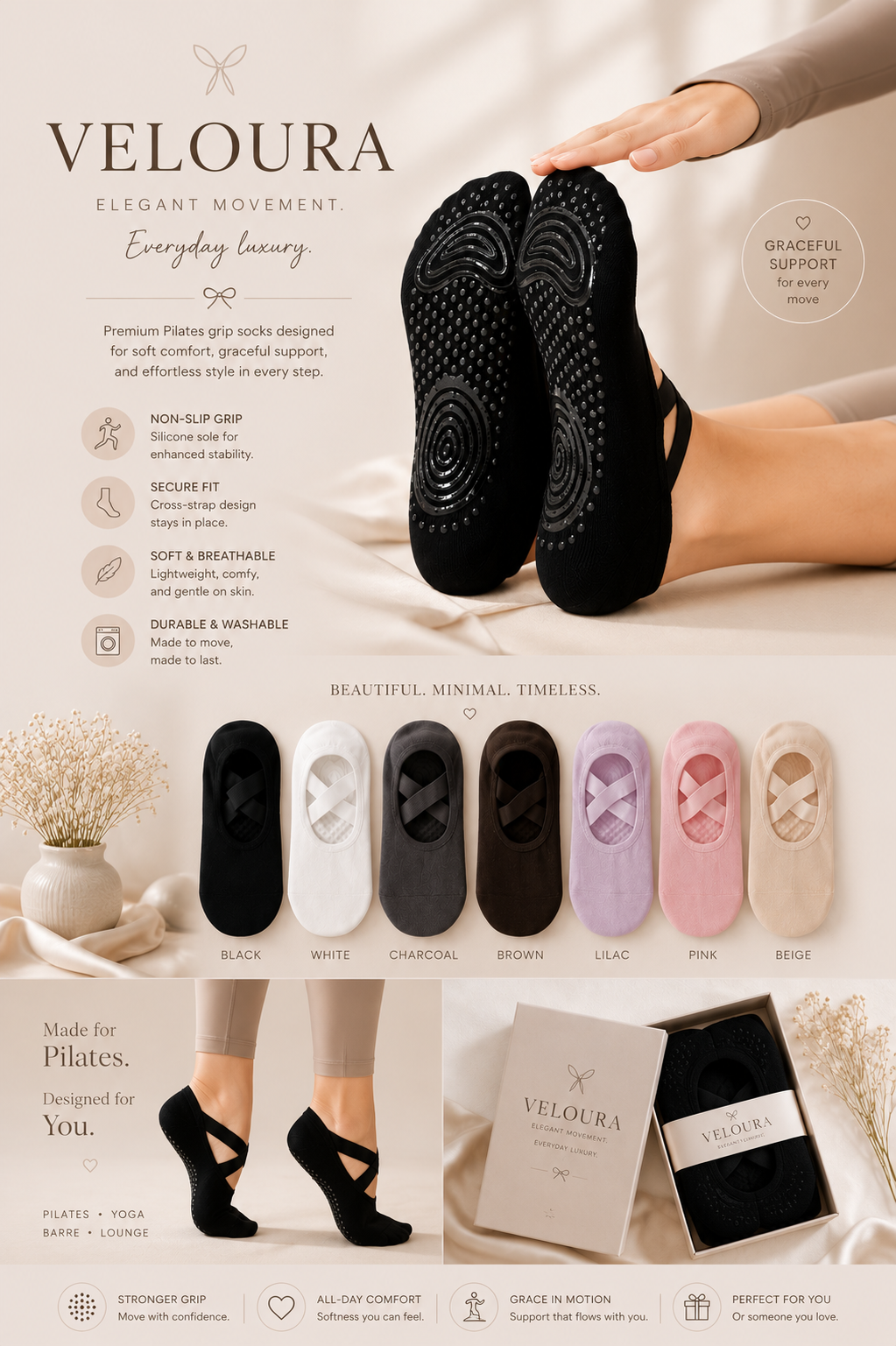 Véloura Chaussetes